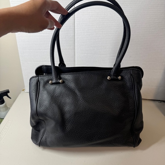 Kate Spade New York Black Leather Tote Bag - Picture 9 of 16